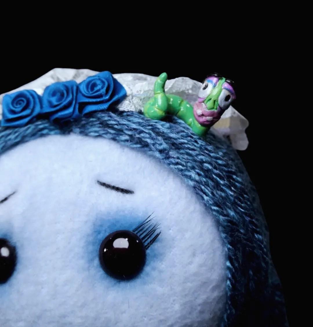 映画『コープスブライド』のエミリーぬいぐるみ（バートンファンへの