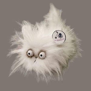 Mister Whiskers plush from the Frankenweenie unique gift for Burton fans