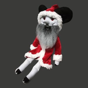 Krampus handmade christmas plush doll