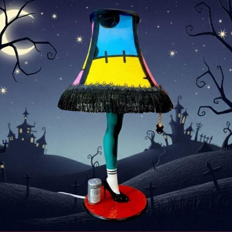 【Sally】DVD&ペンライト Sally Leg Lamp: Handmade Nightmare Before Christmas Decor - Etsy