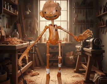 【SDCC2018 コミコン限定】ギレルモ・デル・トロ  フィギュア ギレルモ・デル・トロのピノッキオ アクションフィギュアセット - メルカリ