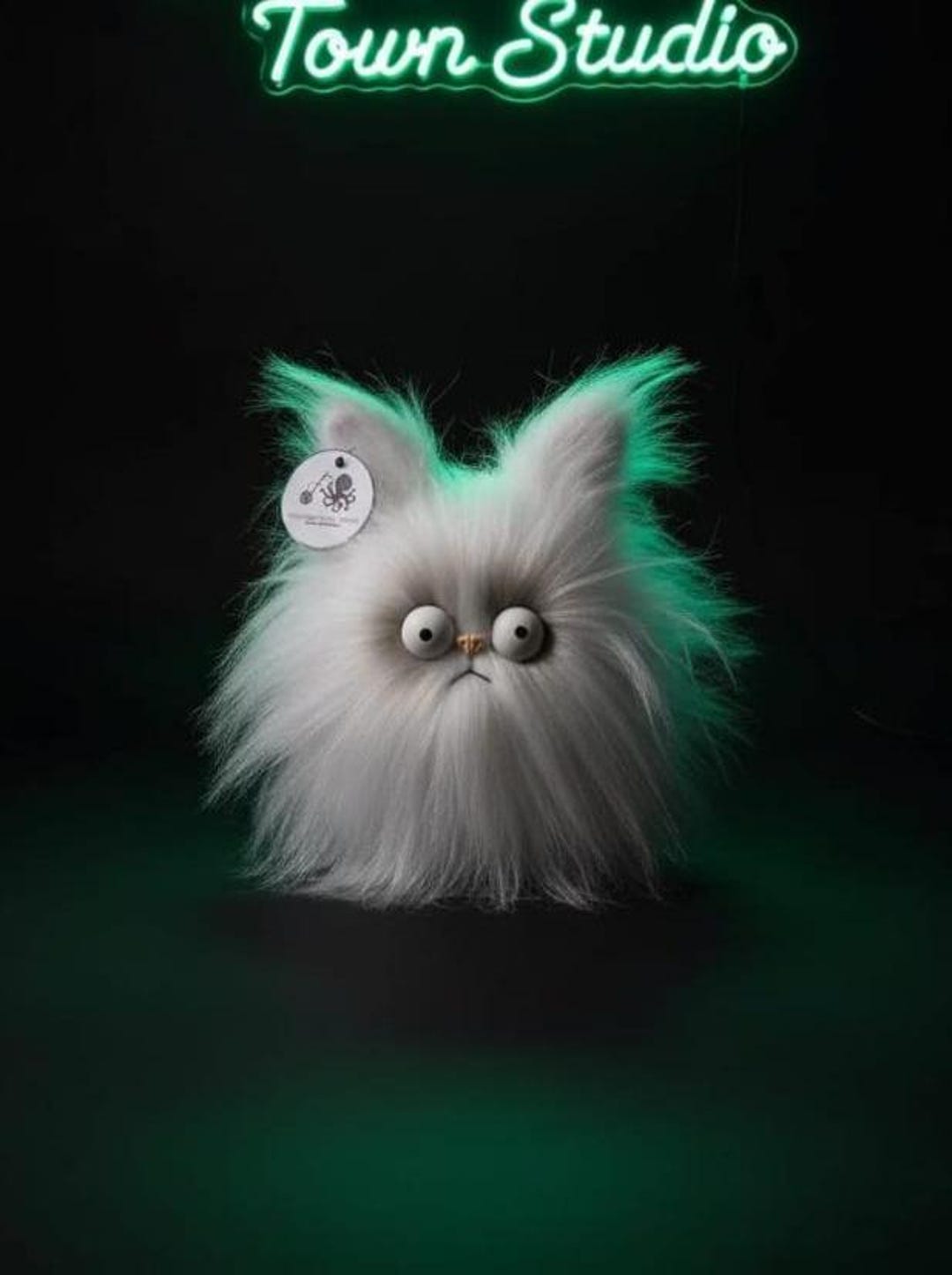 Mr. Whiskers Plush Doll Handmade Cat From Frankenweenie, Burton
