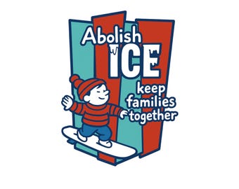 Abolire l'ICE Download immediato / Manifesto di protesta / Cartello stampabile per i diritti umani / Arte per la giustizia sull'immigrazione