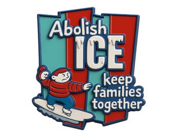 Abolire l'ICE Download immediato / Manifesto di protesta / Cartello stampabile per i diritti umani / Arte per la giustizia sull'immigrazione