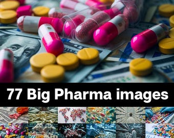 Big Pharma Stock Images: Pharmaceutical Pills, Capsules (Digital Download Bundle, 77 Images, 5800x3200px )