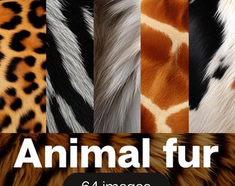 Animal Fur Textures: High-Resolution Digital Images (64)