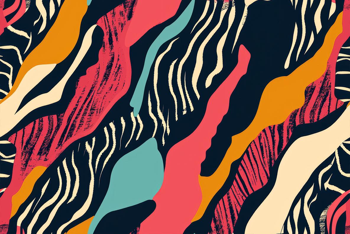 65 Animal Patterns. Minimalist Animal Patterns, Creative Abstract Fauna ...