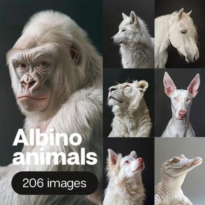 Albinodieren: 206 afbeeldingen. Digitaal Stock Afbeeldingen Bundel. Wilde dieren Stock Foto&#39;s. Dieren in de studio