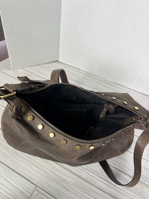 BORN Brown Leather Western Boho crossbody bag - image 3