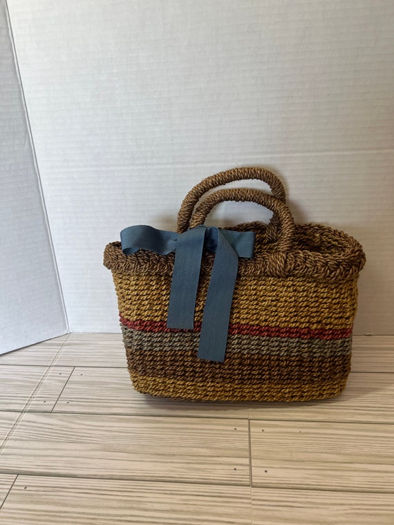 Basket weave bag