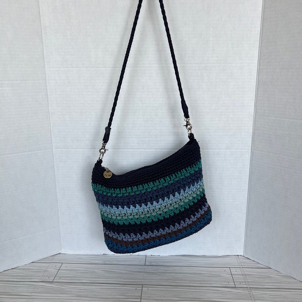 Bolso bandolera de crochet colectivo The Sak