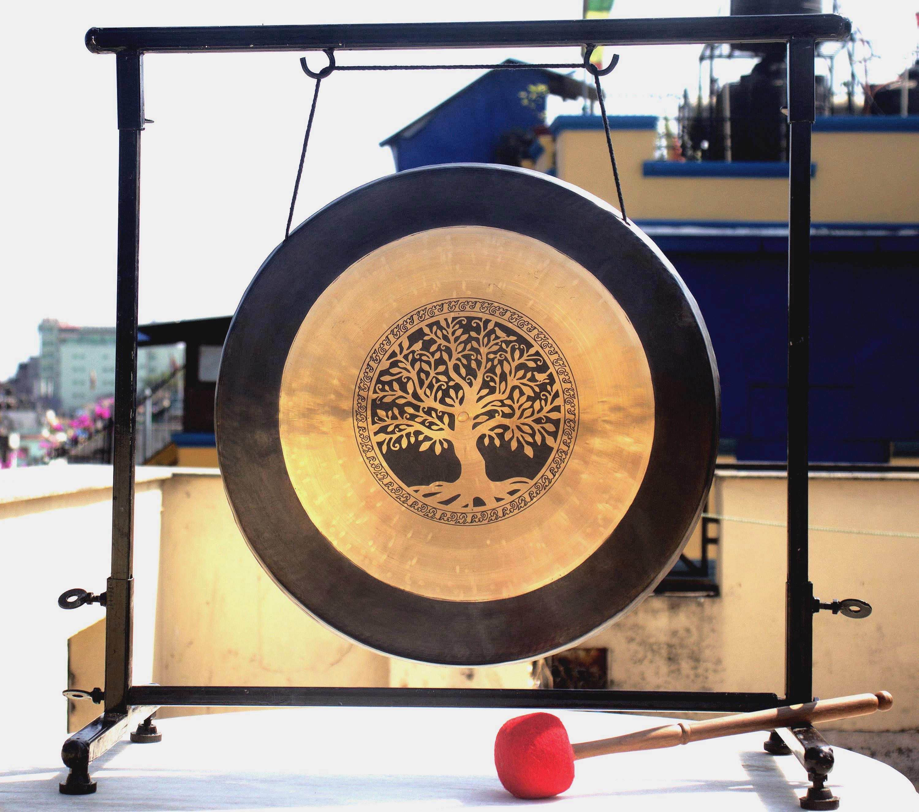 Tree of Life Tibetan Gong: Hand-hammered 7-metal Sound Healing - Etsy