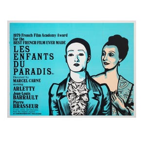 Paga 2 e ricevi 1 gratis Les Enfants Du Paradis, locandina del film francese, stampa in alta definizione, arte murale senza cornice.