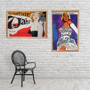 Paga 2 y llévate 1 gratis, póster de la película "La comezón del séptimo año", de Dorothea Fischer, de Nosbisch, en alta calidad, en HD, sin marco.