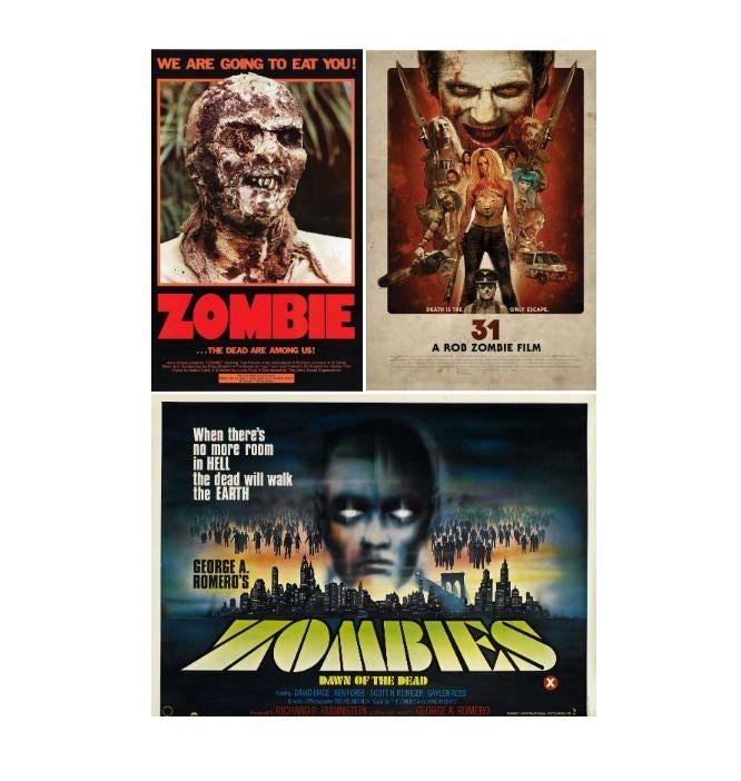 T-shirt Dawn Of The Dead - Film D'horreur - Taille S - Homme