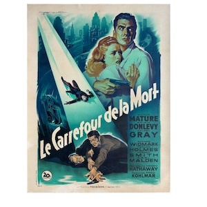 Paga 2 e ricevi 1 gratis Il bacio della morte, locandina del film francese, stampa in alta definizione, arte murale senza cornice