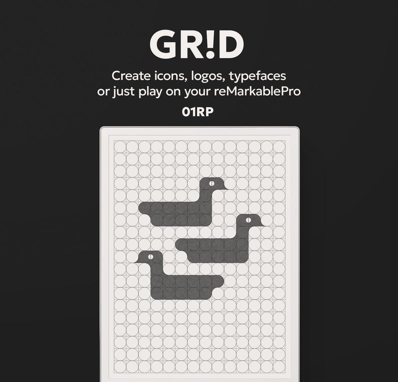Graph Papper T Complete GR!D Collection, 9 Grid Templates for Remarkable Paper Pro ...