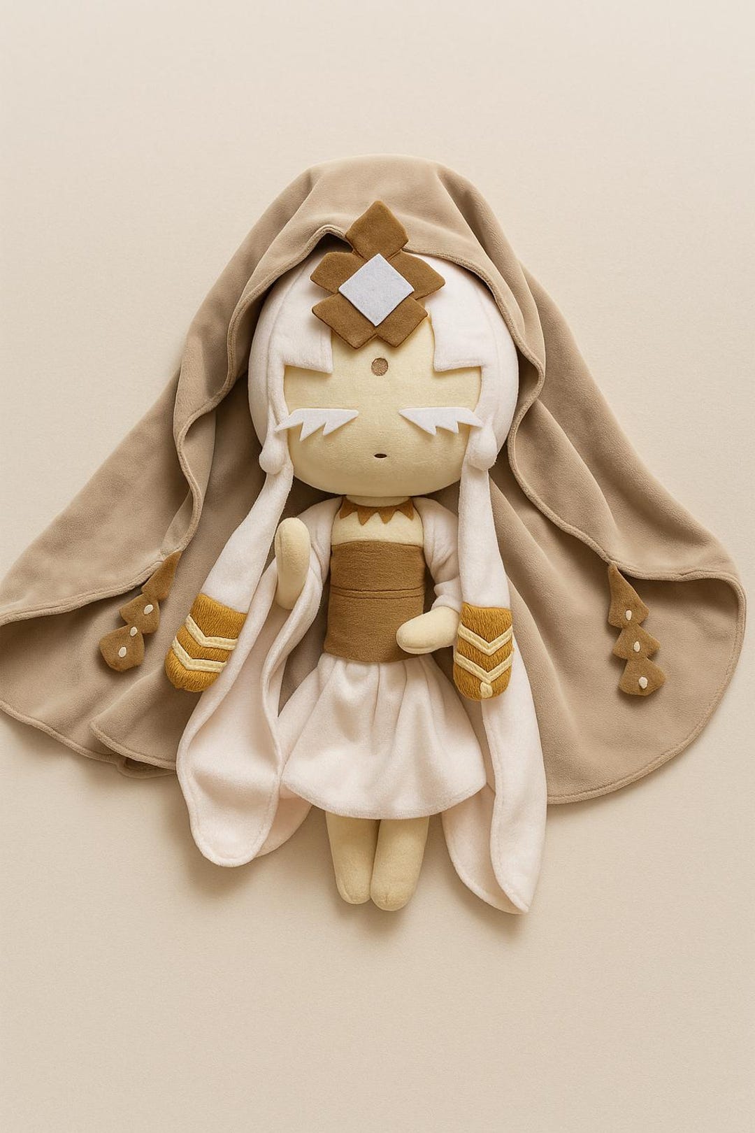 手作りのミスティックフラワークッキーぬいぐるみ：スーパーヒーローの