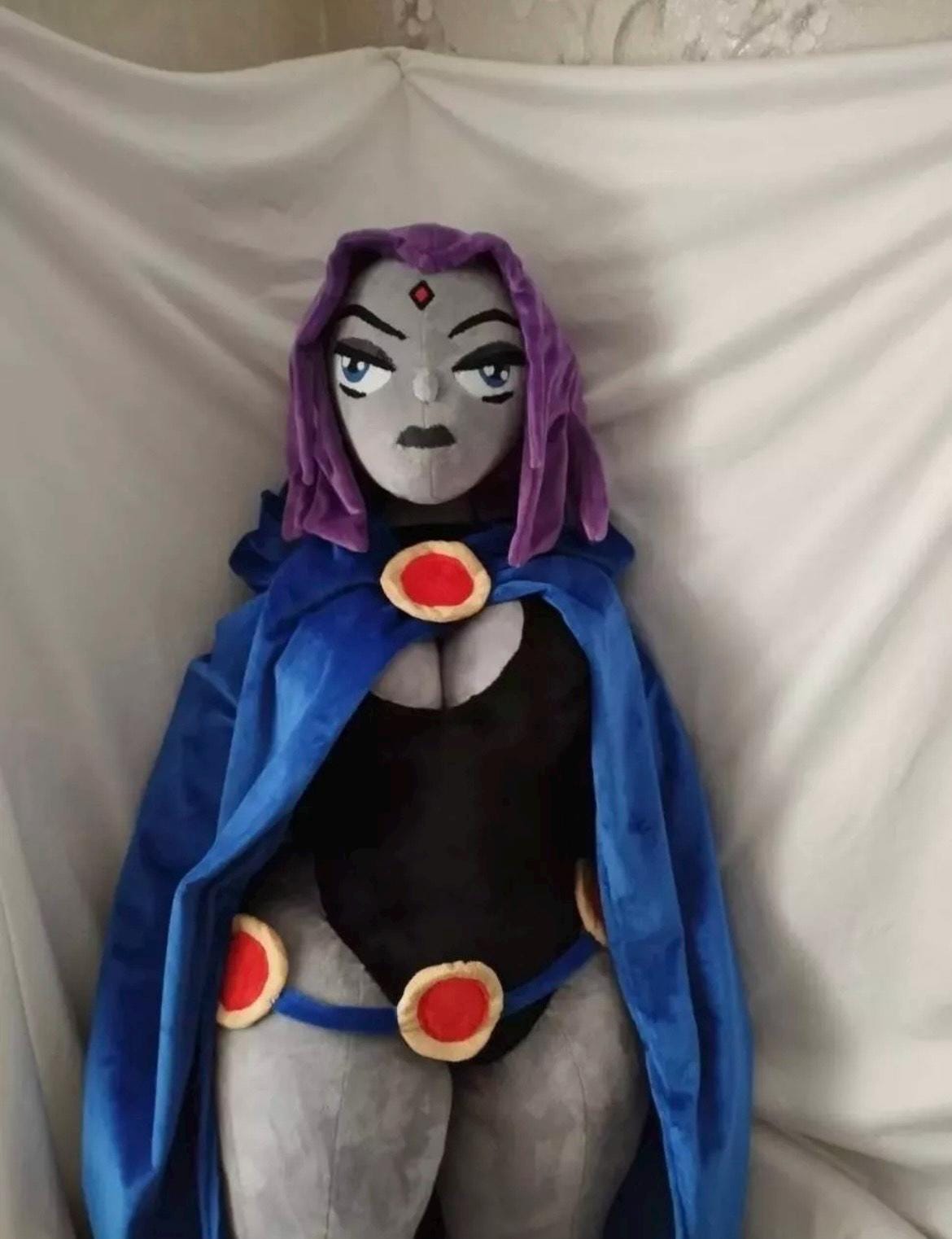 Handmade Raven Plush Toy: Teen Titans Superhero Gift (51 Inches) - Etsy
