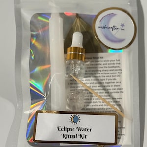 Eclipse Water Ritual Kit | DIY Spell for Manifestation