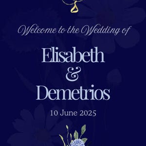 Greek Orthodox Wedding Ceremony Template Booklet - DIGITAL DOWNLOAD/CUSTOMISABLE