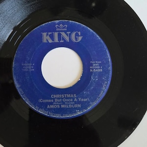 7-inch 45 RPM Vinyl RecordPlease Come Home for Christmas&quot; by Charles Brown.