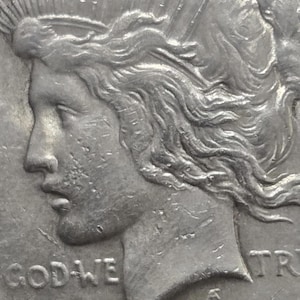 X2 1923-S Silver Peace Dollar 1 Currency Coin Antique Collector Bullion US Mint