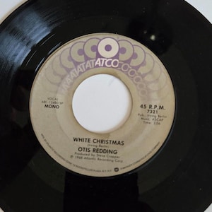 7-inch 45 RPM Vinyl Record &quot;Merry Christmas, Baby&quot; &quot;White Christmas&quot;Otis Redding