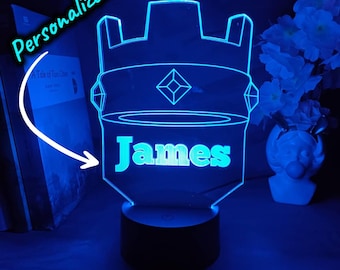 C Royale Crown Victory Personalised LED Light Gift For Kids