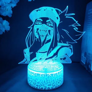 Arcane Akali League of Legends Personalised LED Light up Neon Night Light Lamp Sign Home Decorations And Gifts Bed Room Table NightLight