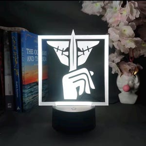 Rainbow Six Siege R6 Caveira Personalised LED Light up Neon Night Light Lamp Sign Home Decorations And Gifts Bed Room Table NightLight