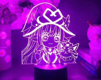 Lulu Arcane LED Night Light: Gaming Decor
