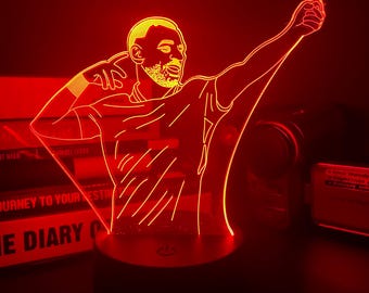 Mo Salah Liverpool FC LED Neon Nattlampa, Personlig Gåva