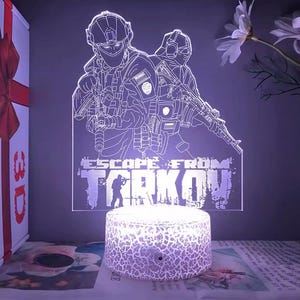 Escape from Tarkov Personalised LED Light up Neon Night Light Lamp Sign Home Decorations And Gifts