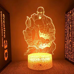 God Of War Personalised LED Light up Neon Night Light Lamp Sign Home Decorations And Gifts