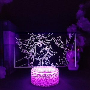 Arcane Neeko League of Legends Personalised LED Light up Neon Night Light Lamp Sign Home Decorations And Gifts Bed Room Table NightLight