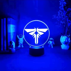 Lámpara de neón nocturna con luz LED personalizada de The Last of Us, decoración para el hogar y regalos.