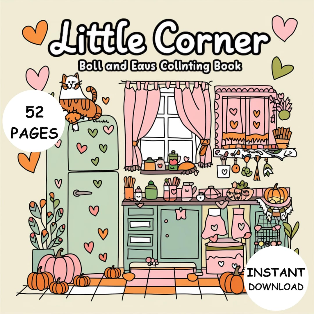 Coco Wyo Coloring Little Corner Coloring Book PDF Instant Download Cute ...