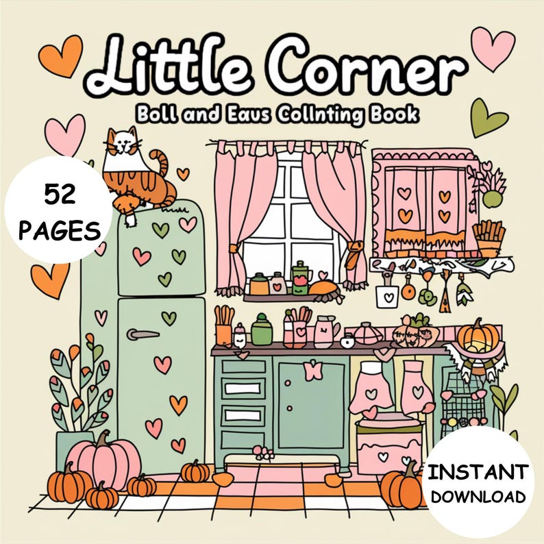 Coco Wyo Coloring Little Corner Coloring Book PDF Instant Download Cute ...