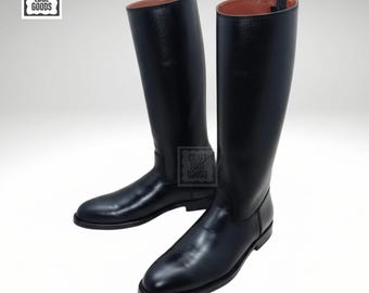 Worstelschoenen zwarte leren kniehoge rits heren heren