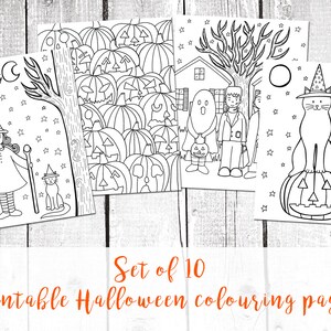 Halloween Coloring Pages, Halloween Pdf, Halloween Printable, Halloween ...