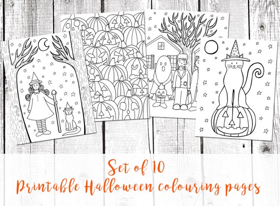 Halloween coloring pages halloween pdf halloween printable