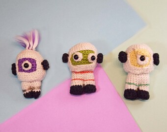 Monster Astronaut = Monstronaut Crochet Pattern - Amigurumi Alien