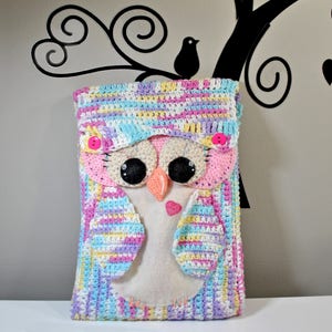Cute Owl Tablet Cover/Case Crochet Pattern - Amigurumi