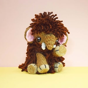 Baby Mammoth Crochet Pattern - Amigurumi Mammoth
