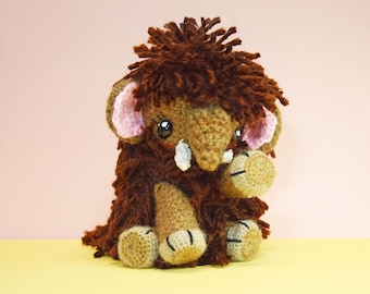 Baby Mammoth Crochet Pattern - Amigurumi Mammoth