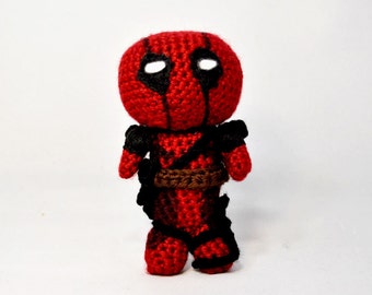 Deadpool hero Crochet Pattern - Amigurumi Comics