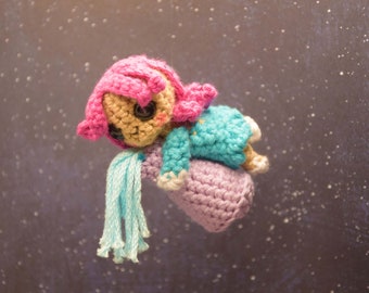 Aquarius Zodiac sign crochet pattern PDF - amigurumi