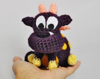 Dragon Pokedot Monster Crochet Pattern - Amigurumi