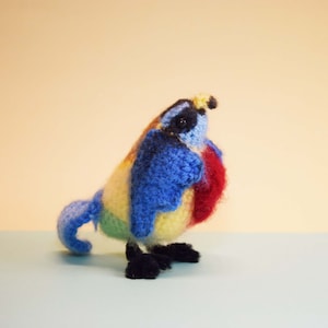 Toucan Barbet bird crochet pattern  - Amigurumi
